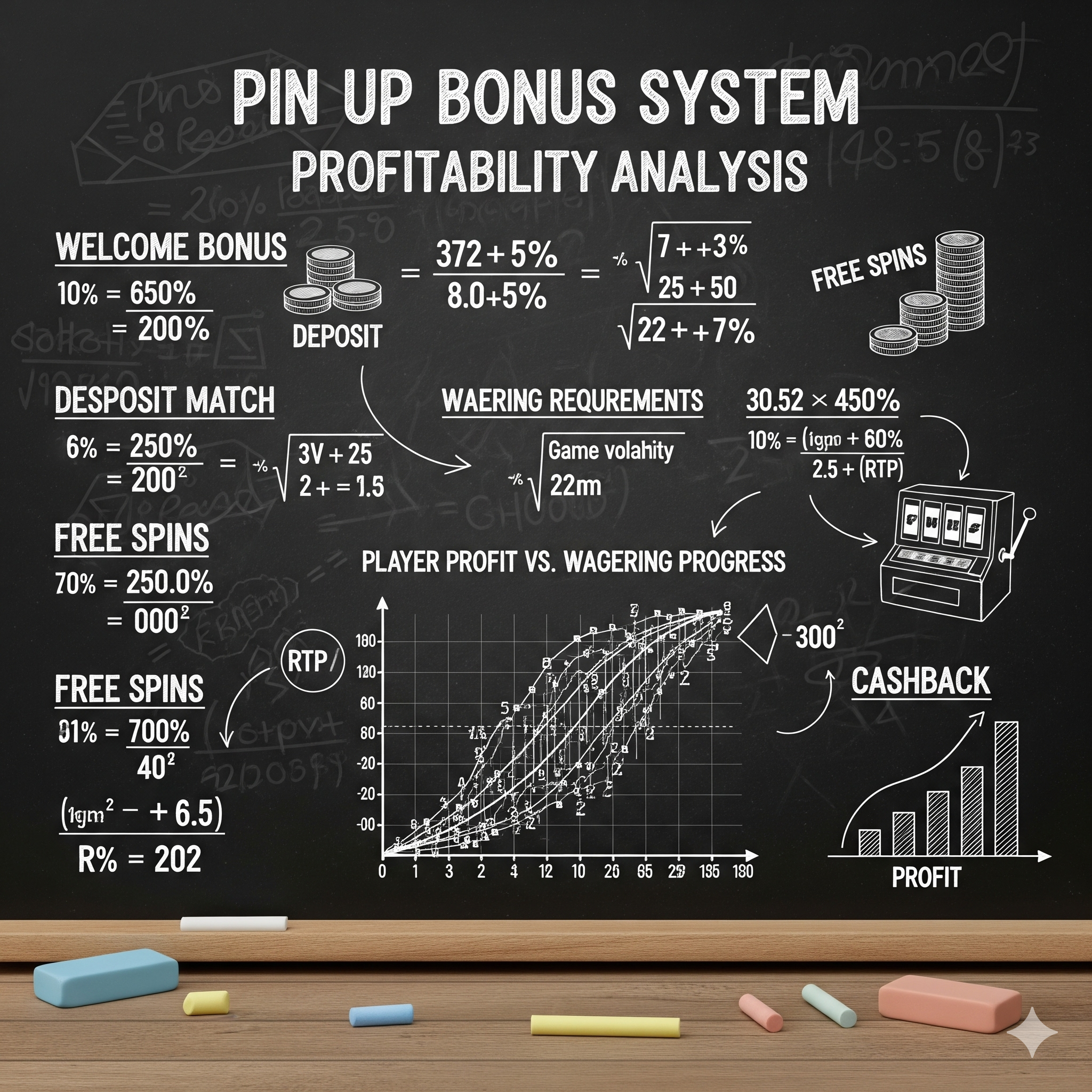 Анализ бонусной системы Pin Up - математические расчеты выгодности