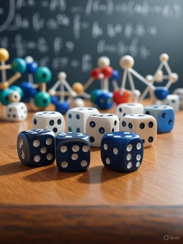 Физика броска кубика и траектория полета игральной кости