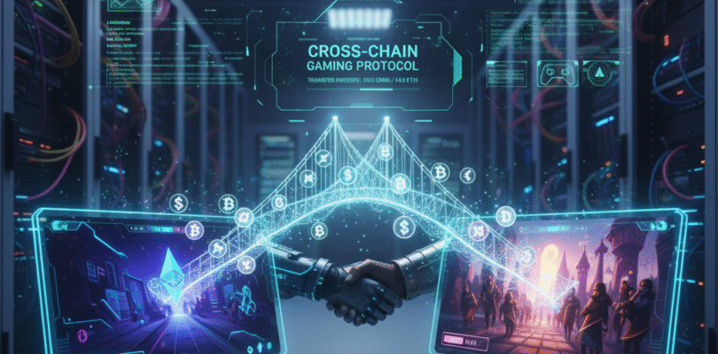 Схема работы мостов между блокчейн-сетями для игр