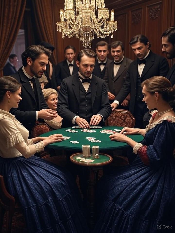 Европейская литература XIX века об азартных играх и казино