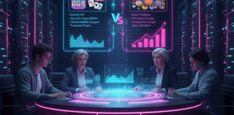 Сравнение технологий HTML5 и Flash в онлайн казино