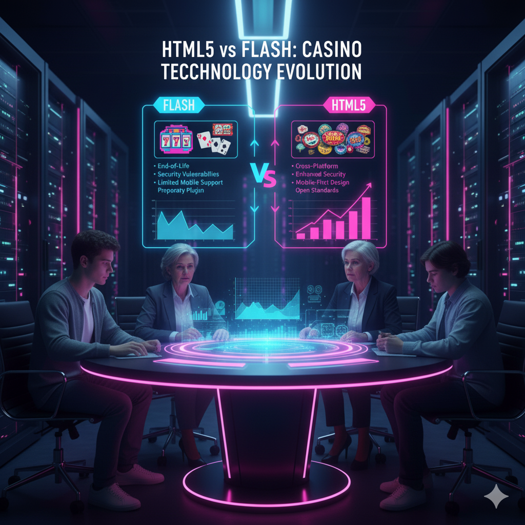 Сравнение технологий HTML5 и Flash в онлайн казино