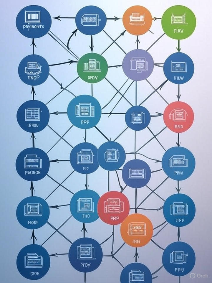 Схема маршрутизации платежей в Lightning Network