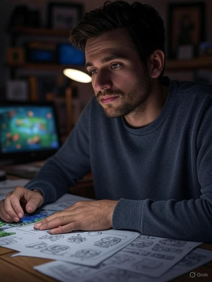 Основные элементы сюжетной игры - персонажи, сюжет, геймплей