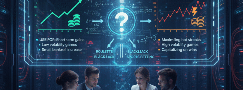 Схема работы системы Д'Аламбер для управления капиталом