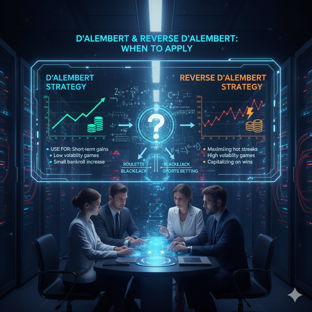 Схема работы системы Д'Аламбер для управления капиталом