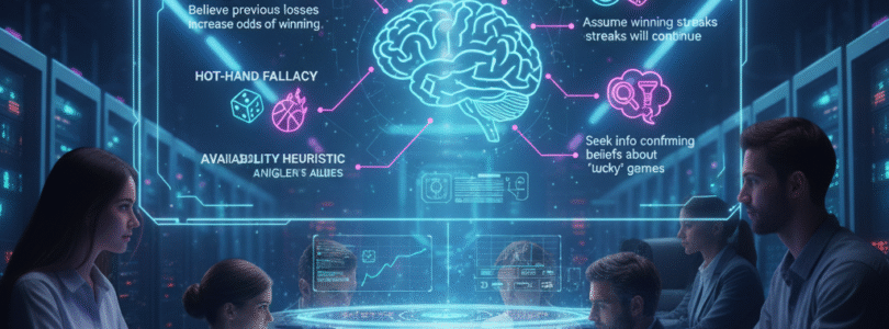 Схема когнитивных искажений в азартных играх