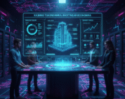 Схема токеномики казино с основными элементами внутренней экономики