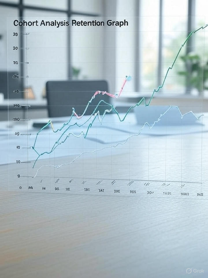 График когортного анализа удержания игроков