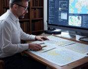 Карта геотаргетинга в Казахстане с основными регионами