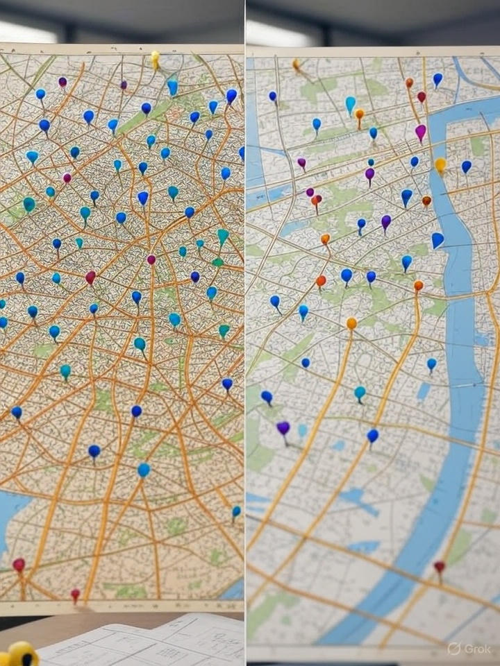 Распределение языковых предпочтений по регионам Казахстана