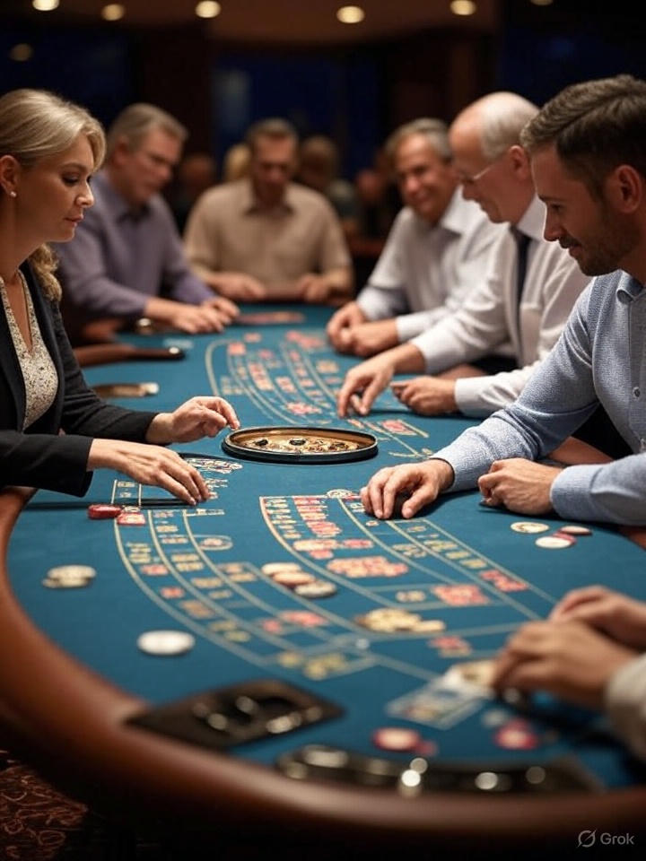 Вероятности выпадения сумм при игре в кости