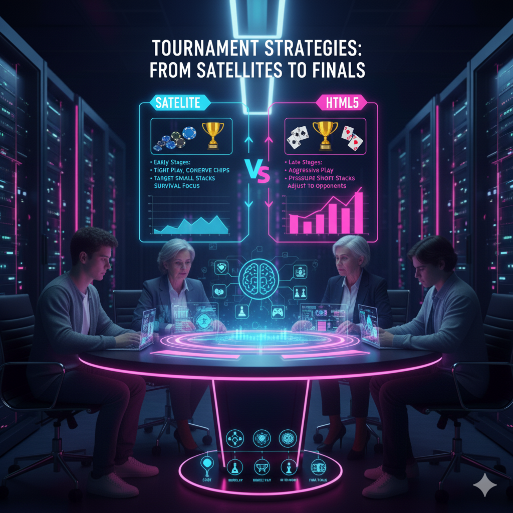 Стратегии покерных турниров от сателлитов до финала
