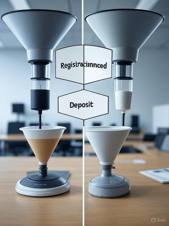 Схема конверсионной воронки для казахстанского рынка