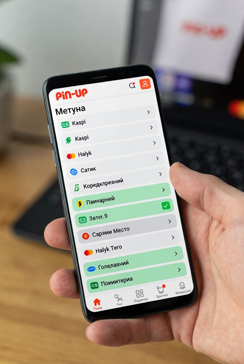 Локальные платежные методы Pin-up казино для игроков Казахстана Kaspi Halyk